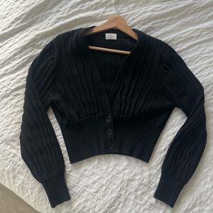 Plunge Front Cardigan - WILFRED